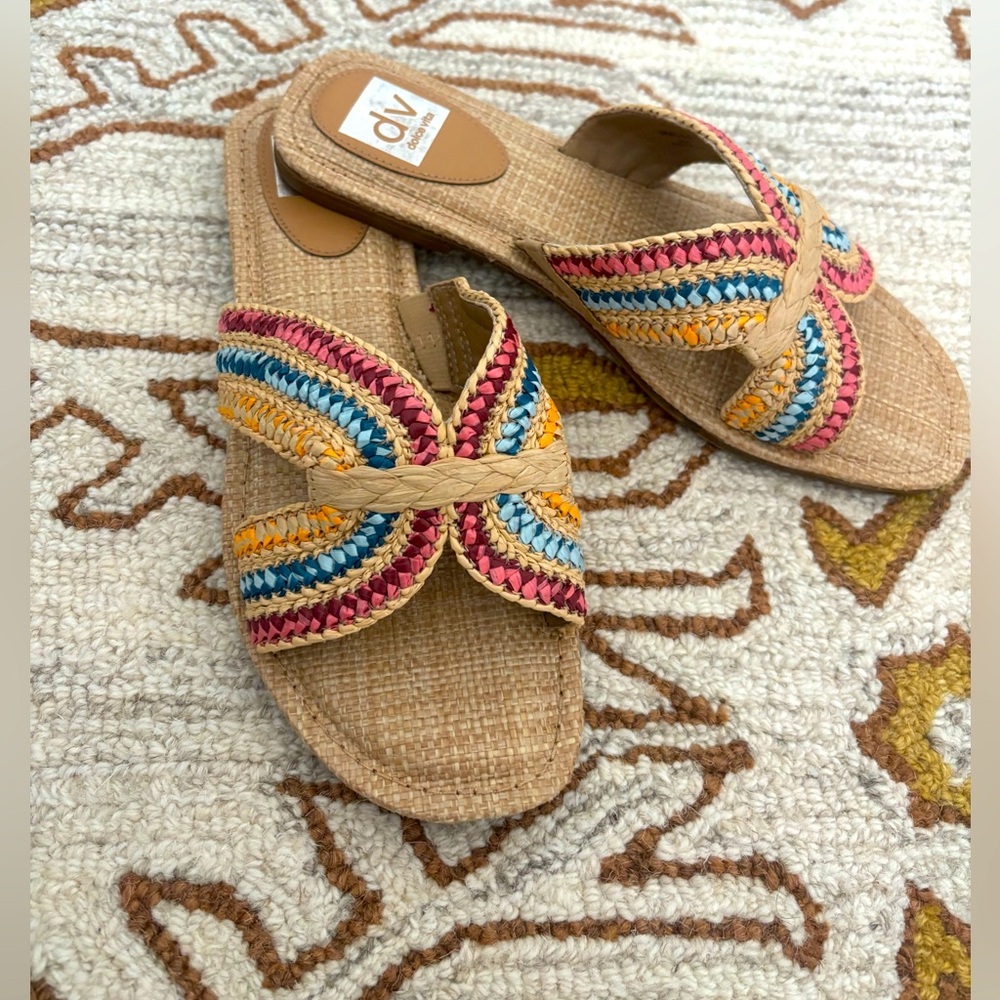 DV by Dolce Vita Women's Colorful Woven Sandals